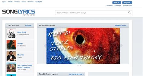 SONGLYRICS.com .